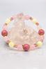 Liisha Power Stone Bracelet for Love and Inspired by Onmyodo Master Keiya Features Natural Rose Pink and Amulet for Good Made in Marriage, Takahashi.