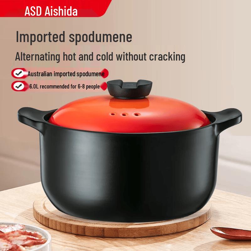 ASD Ceramic Casserole Soup Pot