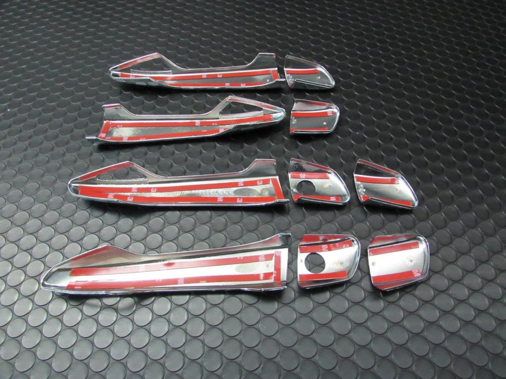 BRIGHTZ Chrome Door Handle Cover Knob Full Cover Type for CT200h ZWA10 LEXUS CT CT200 200 ZWA A10 10 16056 [RX270-NOBU-FS-A0B2C1D2]