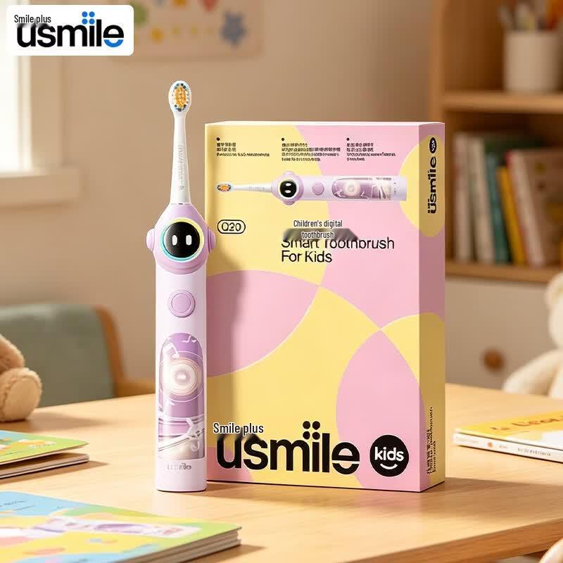usmile Q20 Детская умная звуковая зубная щетка вилка CN (адаптер в комплекте)