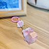 3D Luminous Pig Keychain Phone Strap Bag Pendant Decoration Car Key Chain Hanging Ornament Key Ring Jewelry For Women Girls