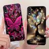 For LG K22 Case LM-K200 LMK200B Luxury Butterfly Tree Painted Cover Soft Silicone Phone Case For LG K22 K 22 LGK22 Fundas Bumper