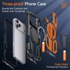 For iPhone 17 Pro Magnetic Case TPU + PC Kickstand Phone Cover Drop Protection