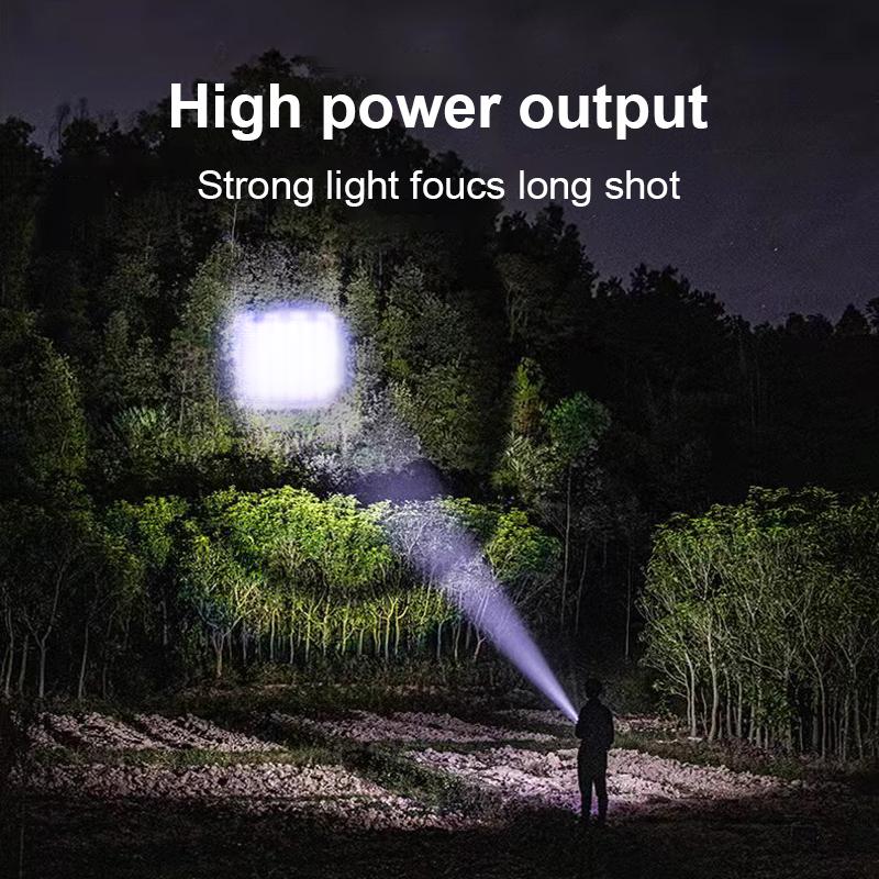 100 Meters Professional Diving Flashlight Powerful T6 Wick Torch Portable Diving Light Rotatable Diving Lamp Waterproof Light