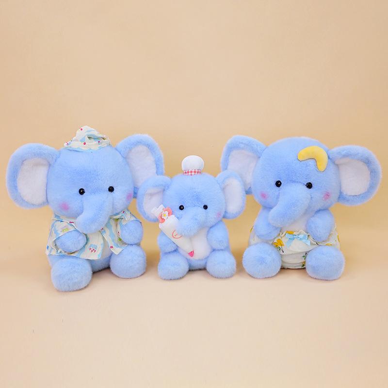 New Baby Elephant Plush Toy Doll Elephant Company Soothing Pillow Doll Children's Birthday Gift