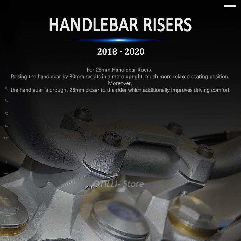 Handlebar Riser Clamp Back Move Mount For BMW F900R F900XR F900 R XR Motorcycle Accessories F850GS F 850 GS Adventure ADV