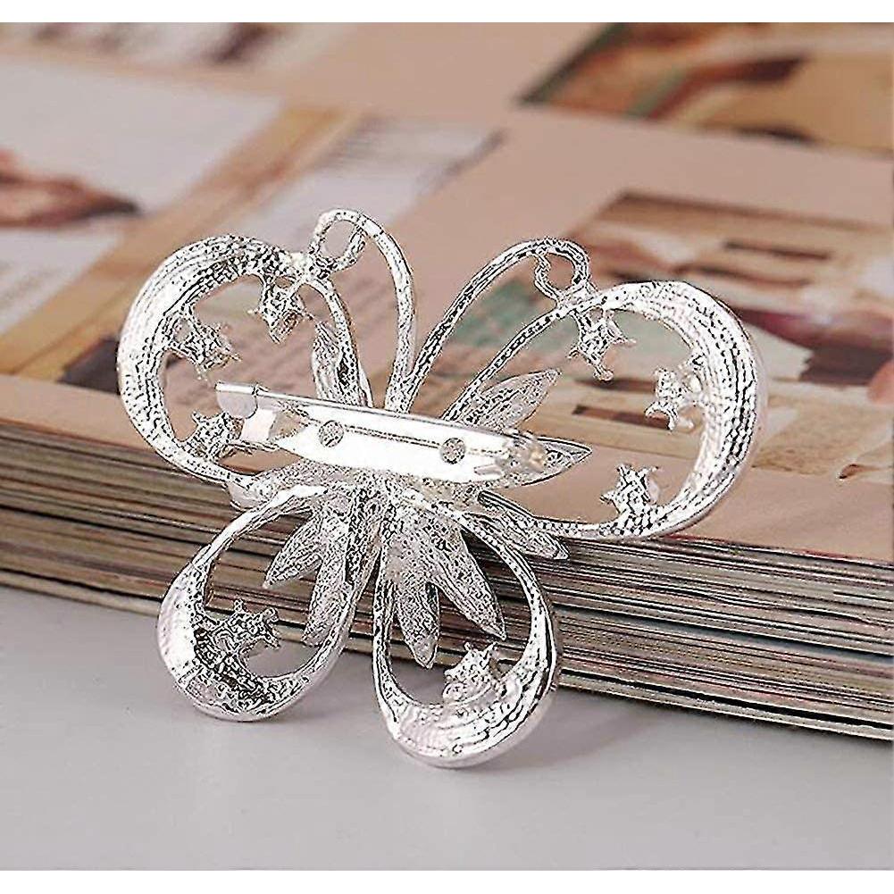 Butterfly Brooch Animal Pendant Pin Broach Ladies Badges for Wedding Dress Jewelry - DD01