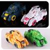 New Dinosaur Tank Inertia Glide Ejection Car Simulation Shape Boy Girl Parent-child Interactive Educational Toy White