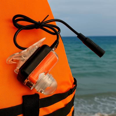 Lithium Life Vest Light Life-saving Emergency Seawater Self-Lighting Light High Intensity Beam Overboard Survival