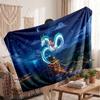 Warm Flannel BlanketSpirited Away Soft Cozy Throw Blanket for Bedroom Couch