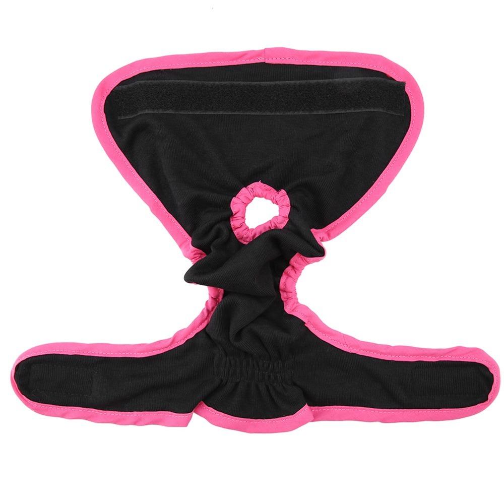 Adjustable Sticky Strap Dog Sanitary Pant Soft Fabric Pet Period Underwear  Outdoor Walking