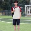 Summer Short-Sleeved Sports School Uniform Set for Students
