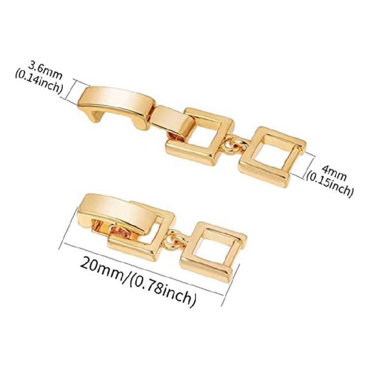 5 Pièces Rallonges de Bijoux Fermoirs Rallonges de Bracelet pour Loisirs Création de Bijoux