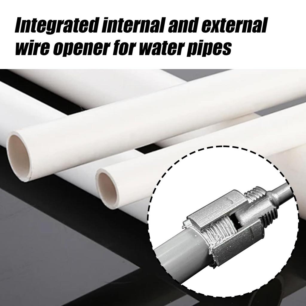 Pipe Thread Cutting Tools, Integrated Internal And External Pipe Threading Tools, Electric Drills Compatible With PVC Pipe Threader Kits