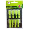 8 PINCES A LINGE BOIS MAGNET VERT 35 {couleur}