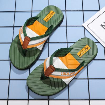 Fashion Summer Slippers Men Flip Flops Beach Sandals Non-Slip Casual Flat Shoes 2024Slippers Indoor House Shoes For Men Outdoor Slides