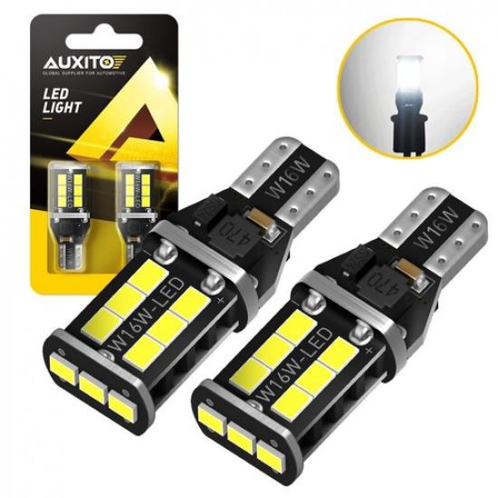 AUXITO Светодиодная лампа заднего хода 921 912 W16W 904 906 916 Супер яркая 6K A