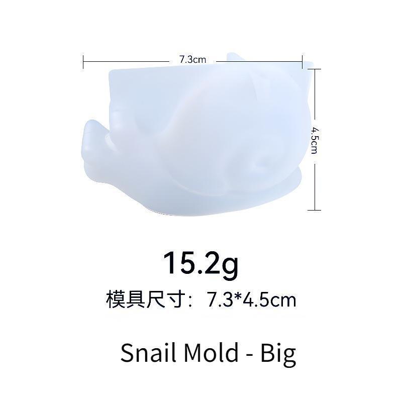 1 Pcs 3D DIY Crystal Glue Mold Easter Lizard Snail Animal Ornament Jewelry Silicone Mold New