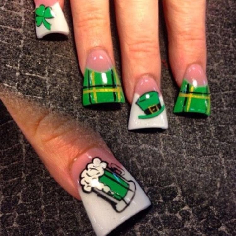 

Duck Fake Nail Saint Patrick’s Day Press On Nail Artificial Nail False Nail Glues On Nail Designs French Nail Tips 1