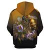 Cute Bee Pattern Hoodies Fashion Spring Autumn Mens Funny 3D Printed Long Sleeve Hoodie Casual Oversized Harajuku Pullovers