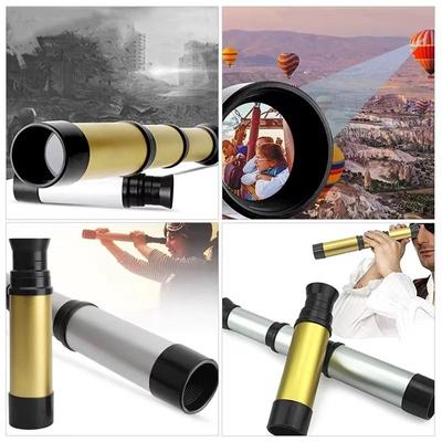 Telescope Zoomable Pocket Monocular Spyglass Handheld Telescope for View Watching Games Travel Hiking Hunting Toys
