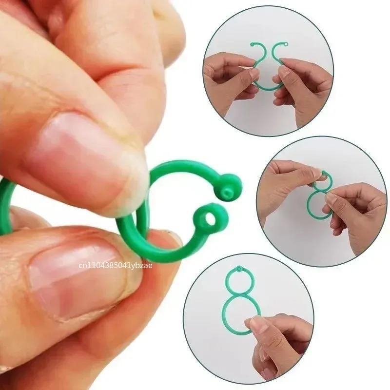 50pcs-500pcs Garden Clips Trellis for Vine Vegetable Tomato To Grow Upright Garden Plant Stand Tool Accessories Plant Support