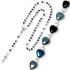 Communion Rosary of the Heart - Black and Navy Blue for a Boy