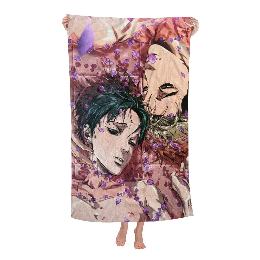 

K-Killing S-Stalking Microfiber Printed Beach Towel Mountain Climbing Yoga Beach Swimming Running Absorbent Soft Towel W40*H60(CM)