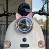 2Pcs Cat Ears Helmet Decoration Motorcycle Electric Stickers Decor Cute Multicolor Motorcycle Helmets Accessories Universal