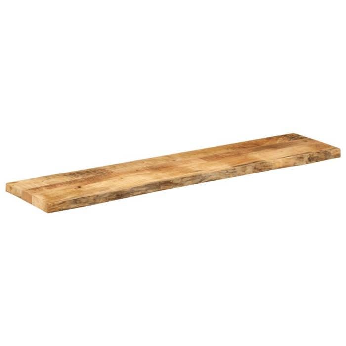 VidaXL Tabletop 180x20x2.5 Cm Live Edge Solid Mango Wood, Wooden Tabletop, Side Table Top, 370329