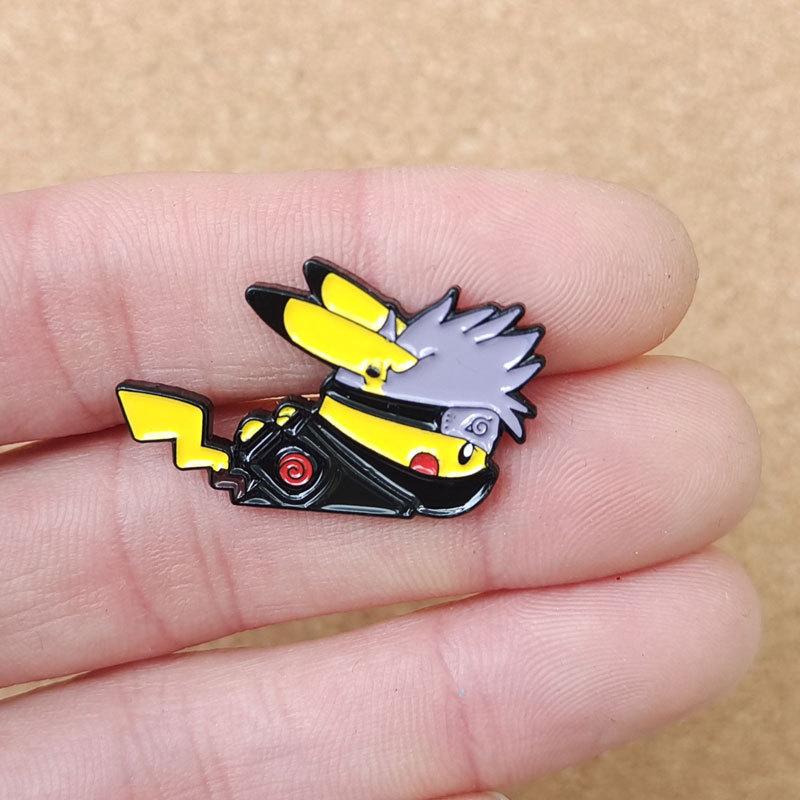 Pikachu Enamel Pin Brooch for Women Cartoon Lapel Pins Badges On Backpack Clothing Accessories Jewelry Gifts