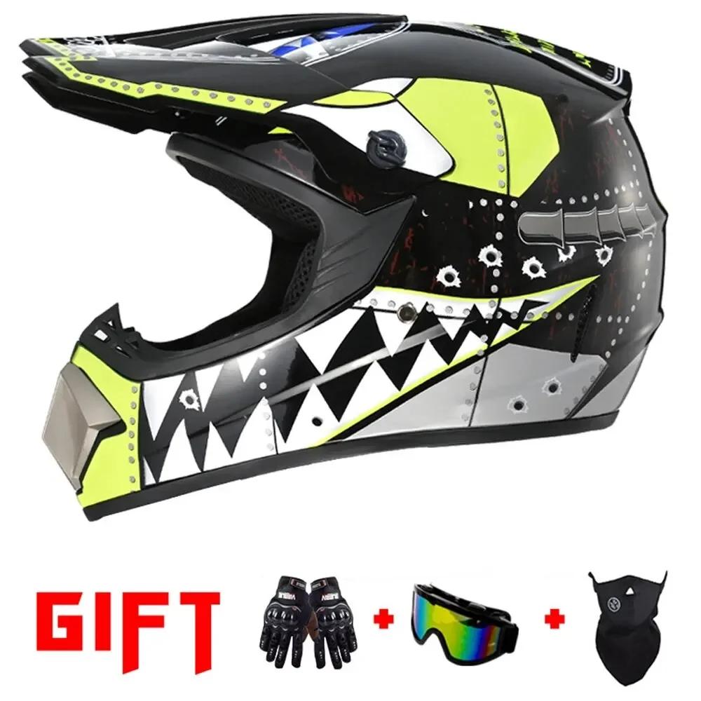 Universal Full-Coverage Motorcycle Helmet for Men And Women Moto Scooter Helmet Personality Four Seasons Gift
