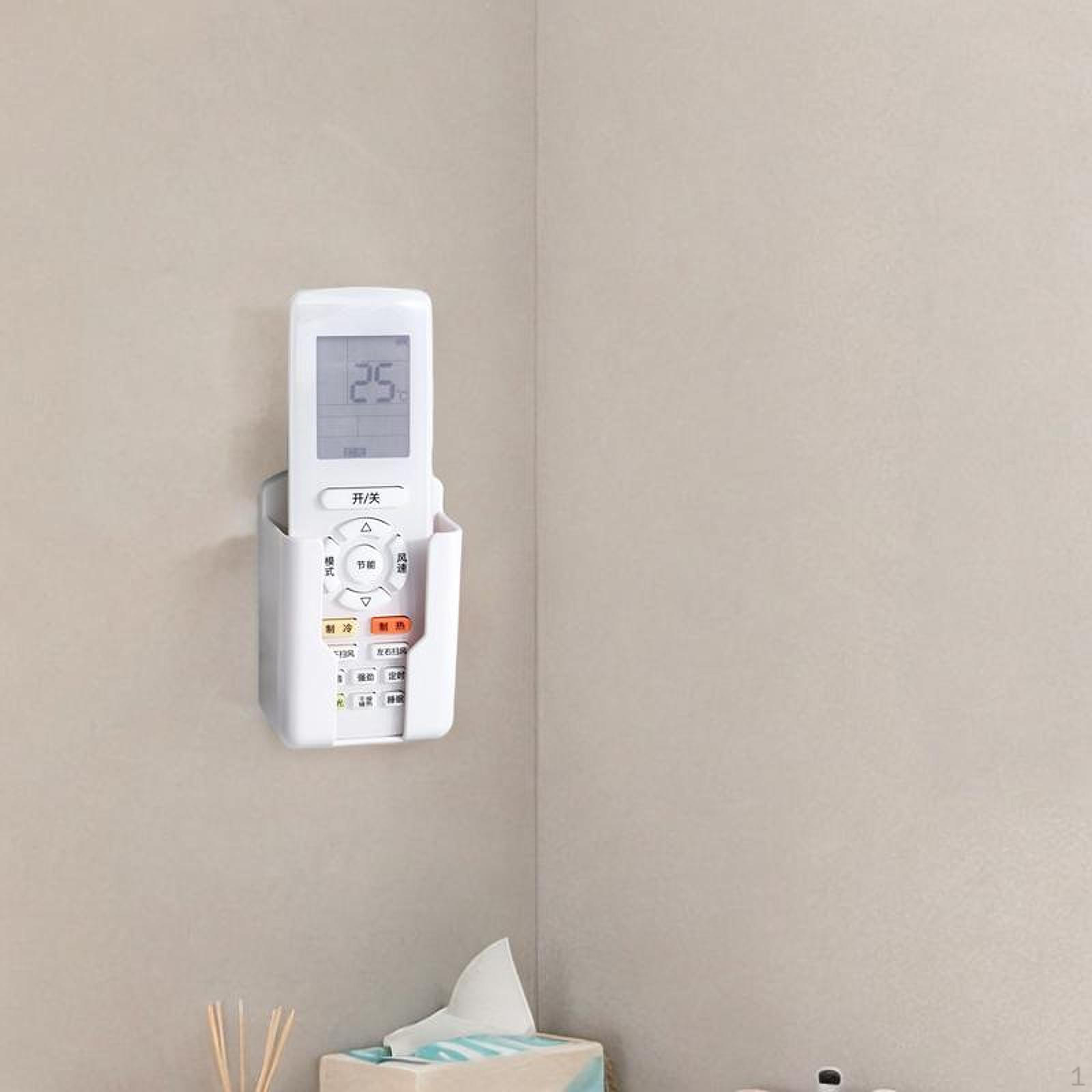 

Настінний органайзер для пультів дистанційного керування, підходить для дому та гуртожитків білий