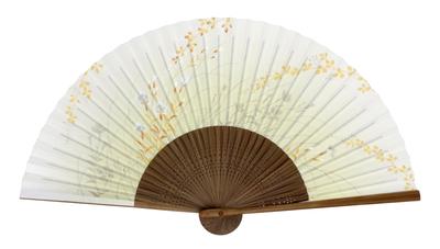 Abanico Plegable Japonés Osaka Choseido para Mujer, Abanico de Papel Sensu, Lindo Accesorio de Estilo Japonés tipo Kimono para Festival de Verano