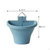 Elegant Hängande Blomkruka med Dräneringssystem - Modern Väggdekoration för Trädgårdar