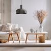 Visby Black 1Xe27 Hanging Lamp