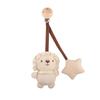Organic Cotton Rattles, Baby Colored Cotton Soothing Bed Hangings, Plush Doll Toys,