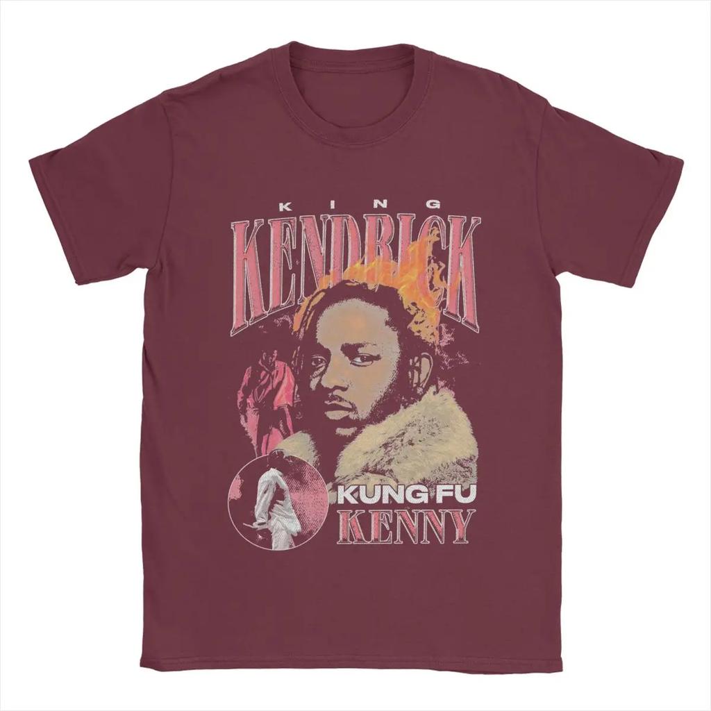 Kendrick Lamar 90s T Shirts Men Cotton Funny T-Shirt Round Neck Tees Short Sleeve Clothing Plus Size