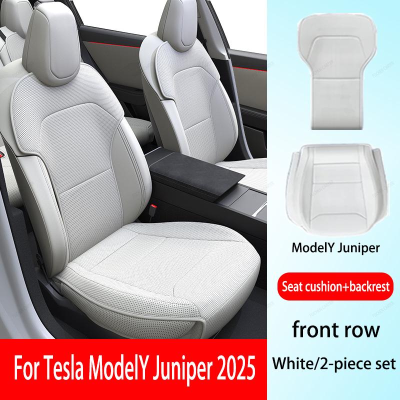 For Tesla NEW ModelY Juniper 2025 2026 Ventilation Leather Seat Cover Cushion Breathability Comfortable Seat Lnterior Accessorie