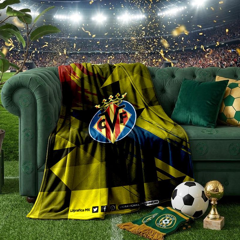 Villar-real Football Club Blanket Lightweight Ideal Bedding Blanket Perfect for Travel, Camping, Living Rooms, Offices, Sofas, Fan Christmas gift