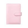A6 Zipper Pouch Notebook: PU Leather Macaron Loose-Leaf Journal