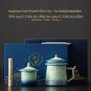 Palace Museum Ceramic Tea Mug with Lid: Elegant Business Souvenir Gift Box