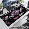 Custom Name Text Mouse Pad Harley-Davidson Personalized Desk Pad For Work And Gaming