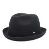 Knit Fedora Solid Size L [New Era] Hat, Black/Gold,