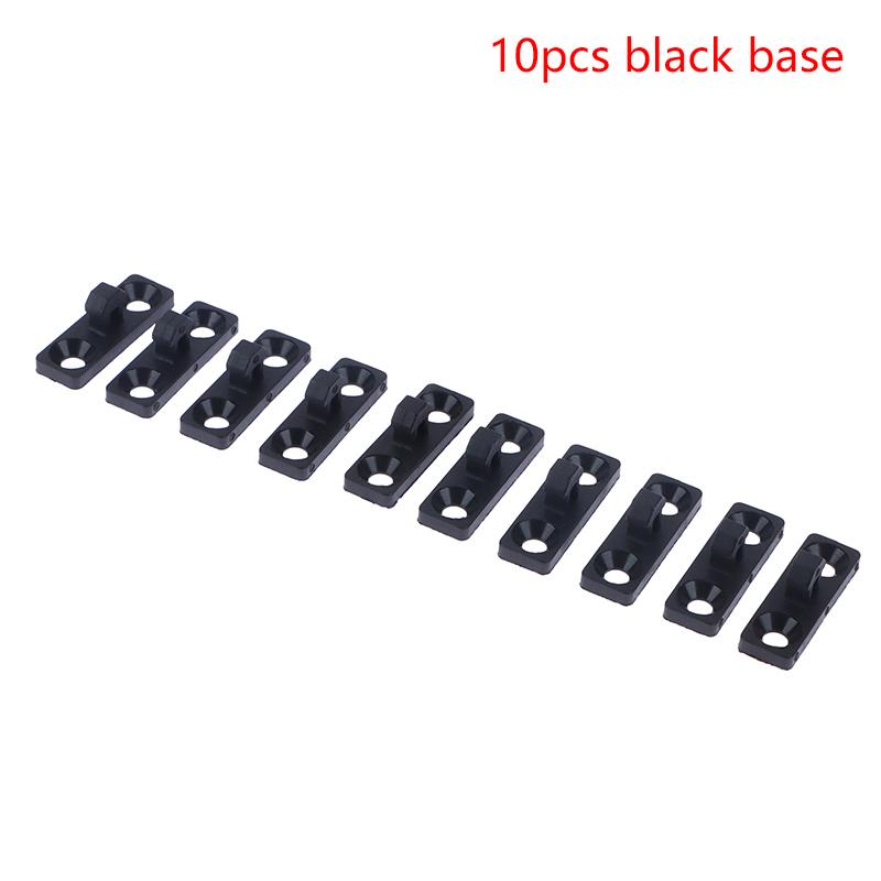 

10 шт. пластиковый замок для мусорного бака, самоблокирующийся переключатель, сменный фиксатор, совместимый с защелкой крышки мусорного бака, ремонтный зажим