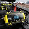 12V 8A 24V 4A Smart Auto Pulse Repair Charger LCD Display For AGM Gel Car Motorcycle Truck Lead Acid Battery 85AH 100AH 120AH