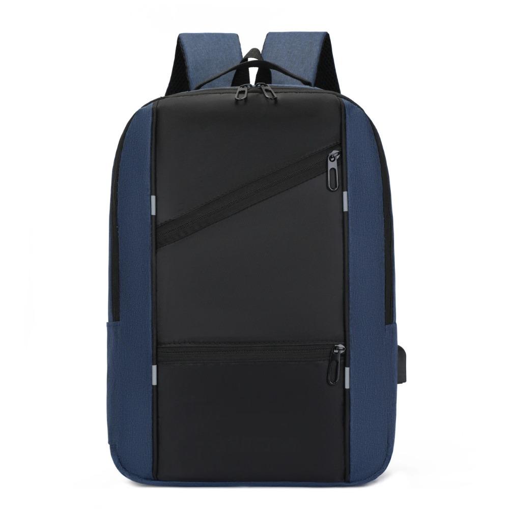 New Men's Double-shoulder Backpack. Business Commuting Laptop Bag. Large Capacity. Simple and Casual Backpack for Men. Wholesale