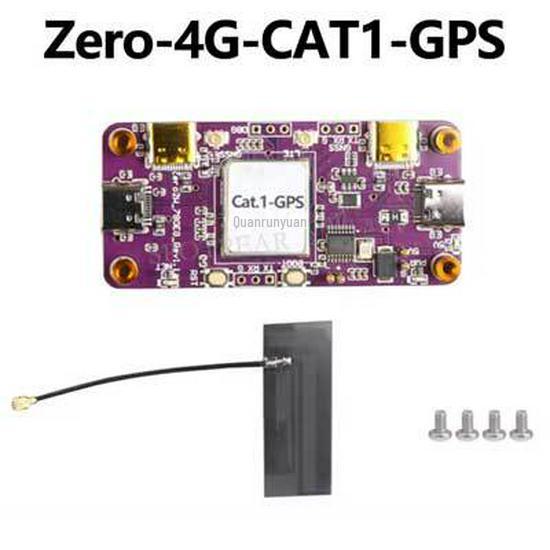 Raspberry Pi Zero 4G Cat1 LTE/GPS/EA/EU met USB HUB & 2W Ondersteuning