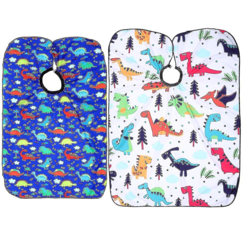 2 Pcs Hairdressing Capes For Children Hair Cutting Covers Haircut Aprons Accessories For Kids