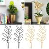 Rustproof Garden Climbing Frame Leaf Shaped Design Flowers Trellis Plant Trellis  Indoor Outdoor